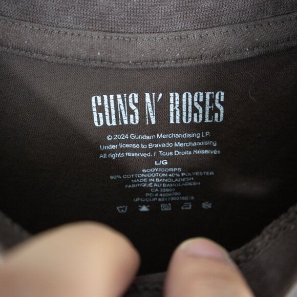 Guns N' Roses 2024 Reprint Graphic Tee Stonewash - Picture 7 of 8